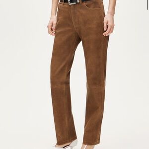 J. Crew Tan Suede Trousers
